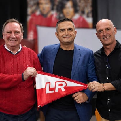 Enzo Trossero, Luciano Nakis y Hermes Desio, parte del proyecto de Lista Roja para las elecciones en Independiente
