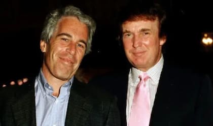 Jeffrey Epstein y Donald Trump.