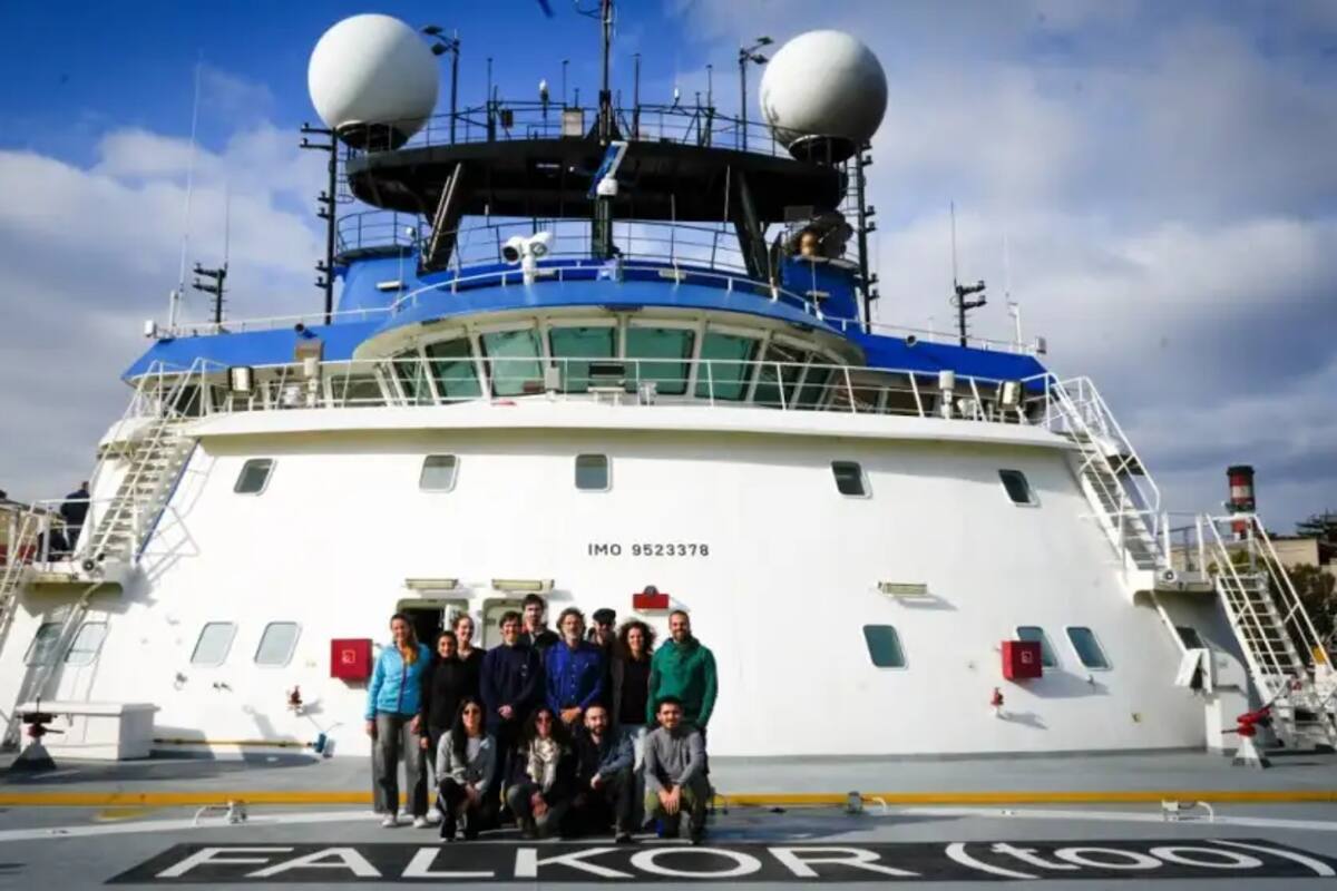 Equipo del Conicet que participó de la expedición