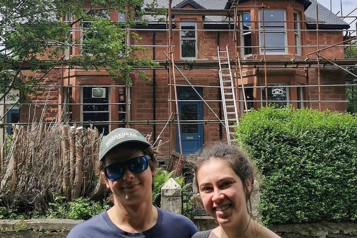 Era una vieja mansión de 120 años de antigüedad que además estaba destruida