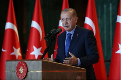 Erdogan acusó hoy a Estados Unidos de atacarlo "por la espalda"
