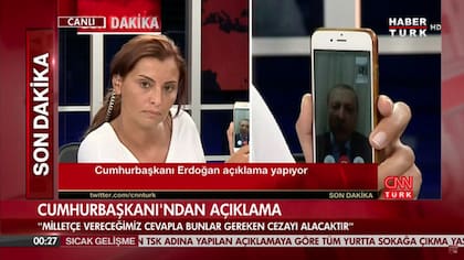 Erdogan por FaceTime