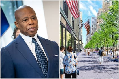 Eric Adams anunció una inversión de más de US$400 millones para financiar la transformación de la Quinta Avenida