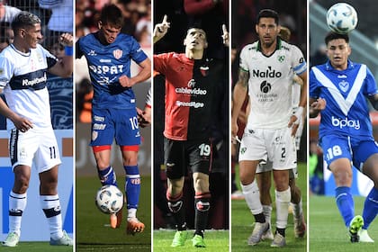 Eric Ramírez y Gimnasia, Kevin Zenón y Unión, Tomás Galván y Colón, Juan Insaurralde y Sarmiento, y Santiago Castro y Vélez vivirán una tarde vibrante y angustiante, con la expectativa de salvarse del descenso.