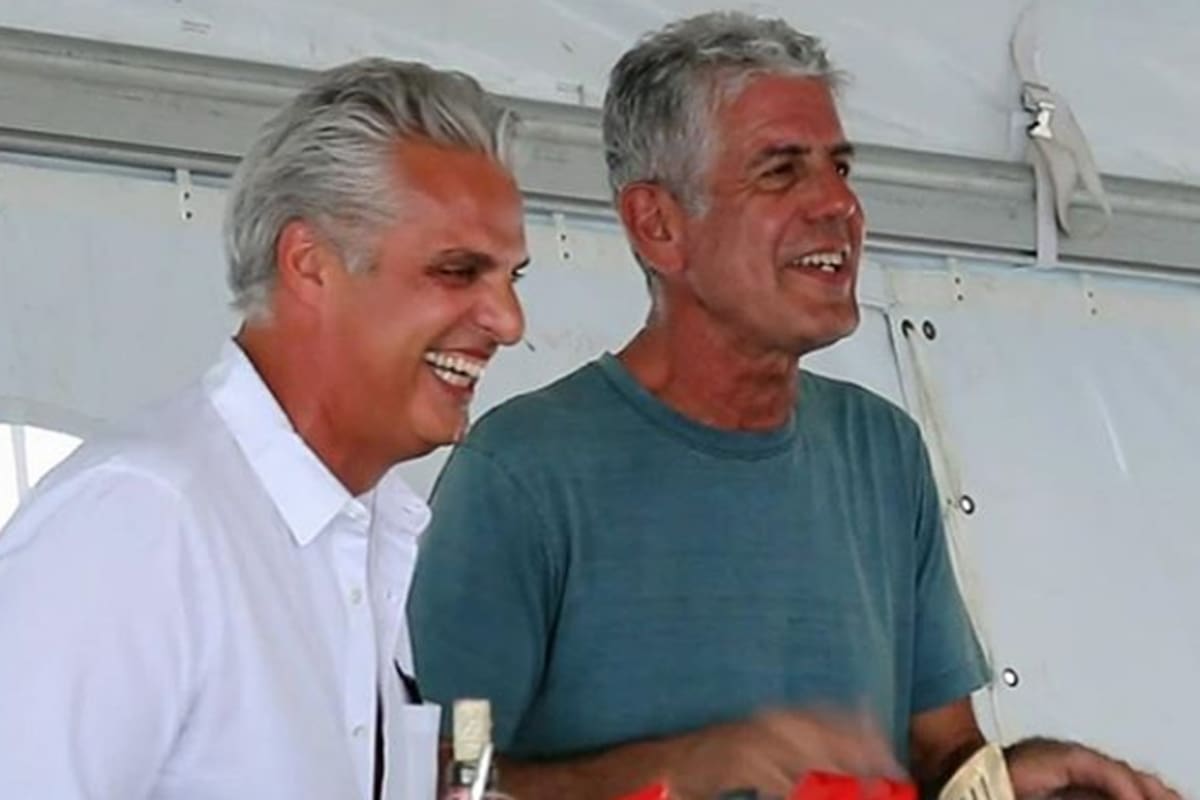 Eric Ripert junto a su colega, que se quitó la vida el pasado 8 de junio en un hotel de lujo en Alsace, Francia