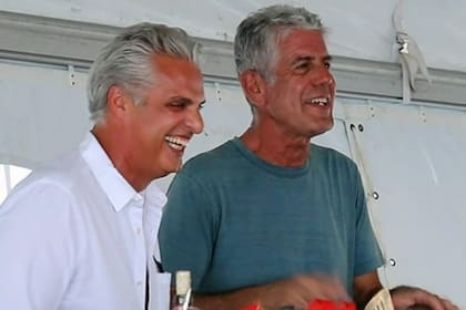 Eric Ripert junto a su colega, que se quitó la vida el pasado 8 de junio en un hotel de lujo en Alsace, Francia