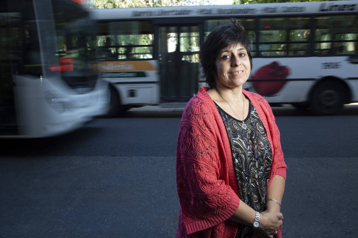Érica Borda trabajó como chofer en la línea 140 durante 12 años; hoy, se desempeña como enfermera