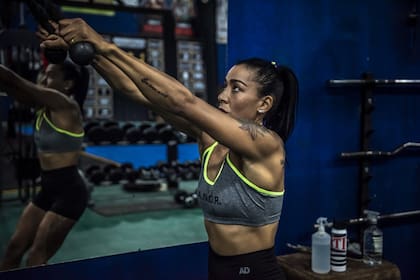 Erica Farías, una "pantera" en el ring