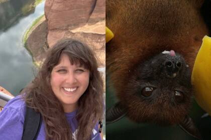 Erica Kahn y su papá Rich Kahn visitaron el Cañón de Glen en Arizona en el 2024 (NBC/Rich Kahn)