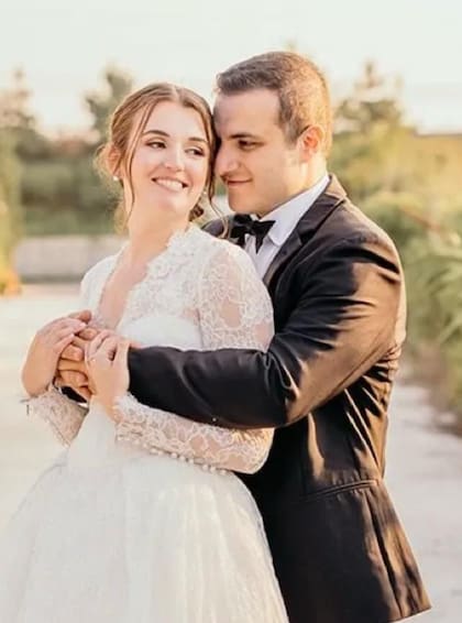 Erin junto a su esposo, Frank Piacenti