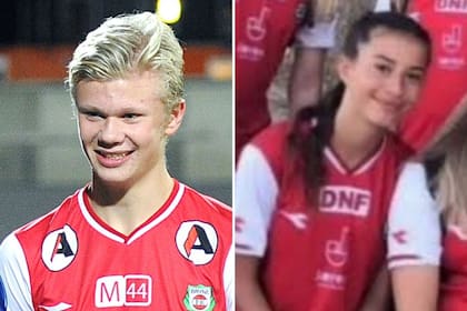 Erling Haaland e Isabel Haugseng Johansen iniciaron sus carreras en Bryne FK