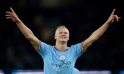 Erling Haaland es el máximo goleador de la Champions League en curso y la principal carta de Manchester City para superar a Real Madrid