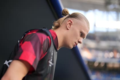 Erling Haaland, listo para el duelo de ida