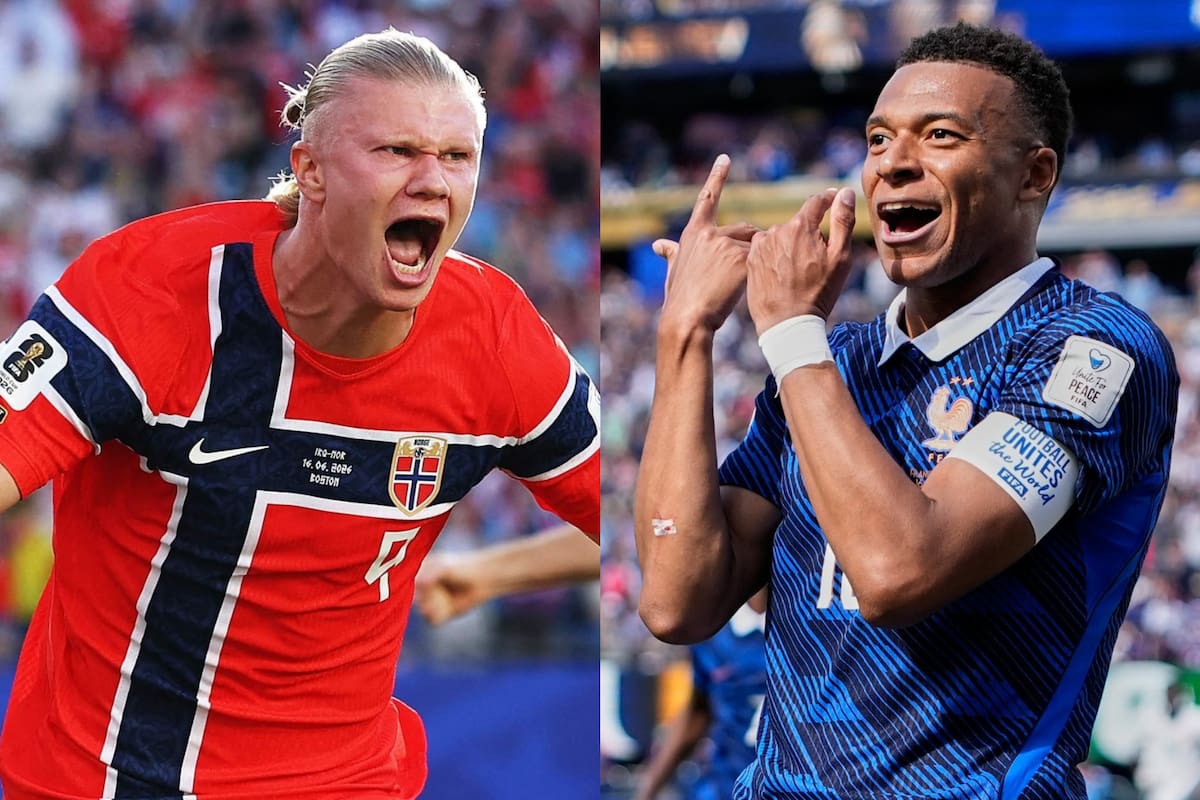Erling Haaland vs. Kylian Mbappé, de los mejores delanteros del mundo, estarán cara a cara en el Mundial 2026