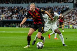Erling Haaland y Antonio Rudiger, uno de los emparejamientos más atractivos que tendrá la revancha entre el City y el Madrid