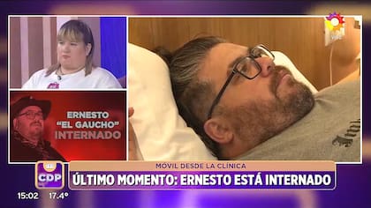 Ernesto está estable y en recuperación
