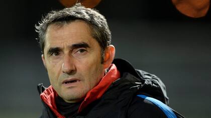 Ernesto Valverde, entrenador de Barcelona