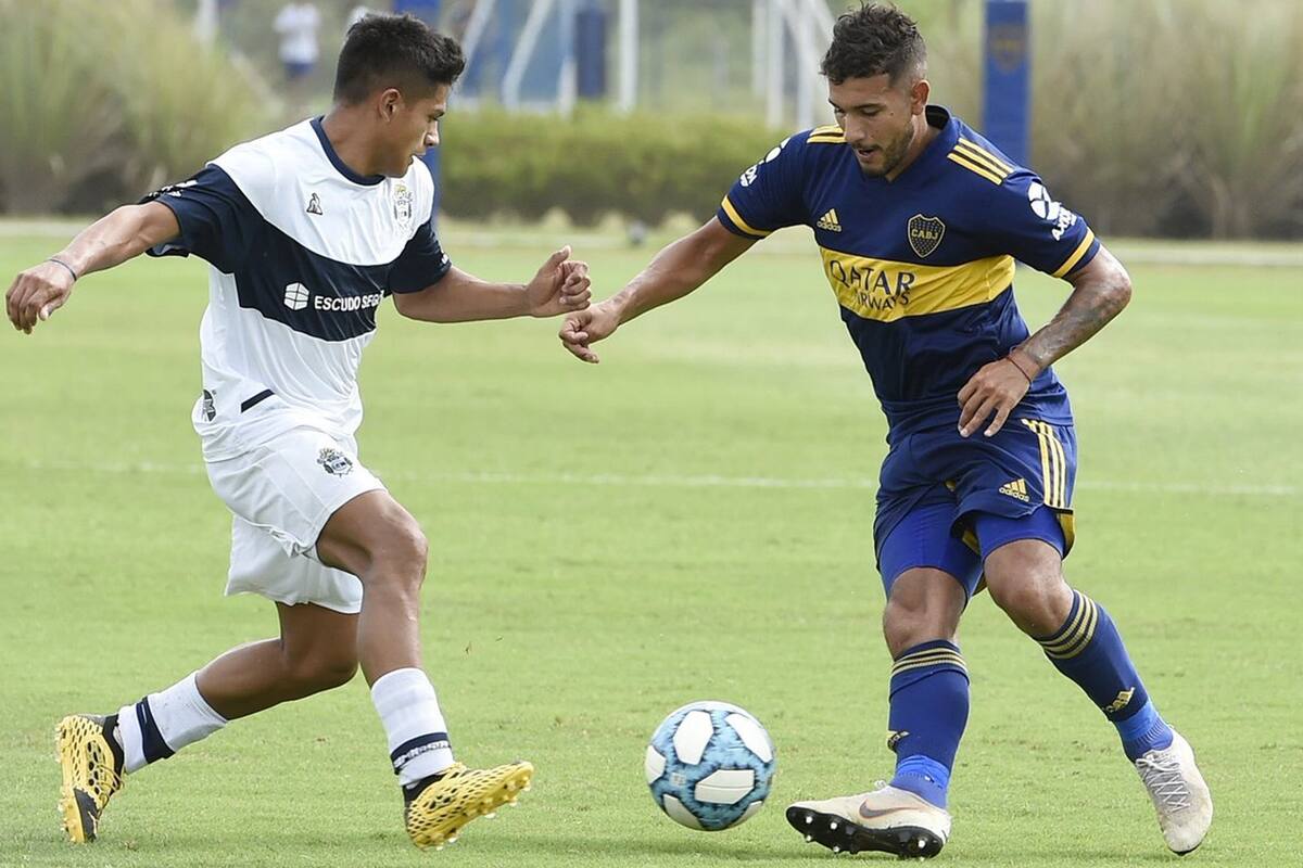 Eros Mancuso, uno de los jugadores de las inferiores que podrían actuar en Boca ante Banfield