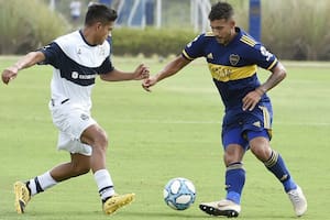 Eros Mancuso, uno de los jugadores de las inferiores que podrían actuar en Boca ante Banfield