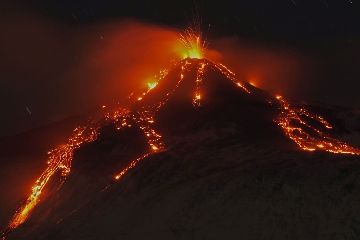 Erupción del volcán Etna