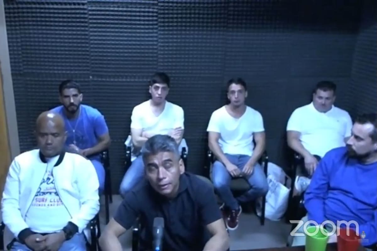 Erwin Loza, dando sus últimas palabras antes de ser condenado por lavado de dinero del narcotráfico