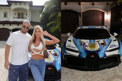 Es argentino, trabaja como trader en Miami y personalizó su Bugatti de US$5 millones en homenaje a la selección.