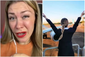 Es azafata y tiene una cuenta muy popular en Tiktok donde comparte secretos y consejos de vuelo