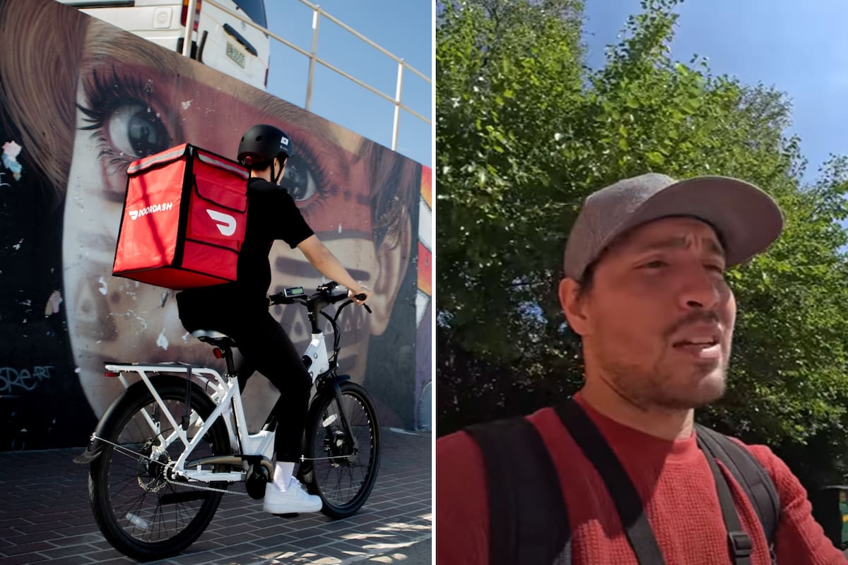 Es dasher y revela las desventajas de utilizar una bicicleta eléctrica para hacer los repartos