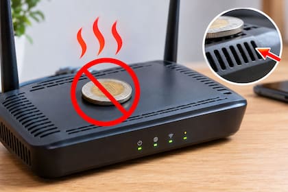 Es importante no colocar ninguna moneda sobre los electrodomésticos