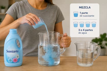 Es importante seguir las instrucciones para la mezcla