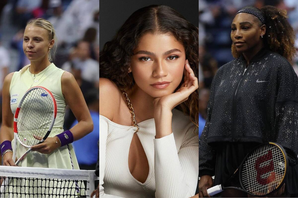 Es la número dos del mundo, perdió contra Serena Williams en el US Open, pero se ganó el aplauso al mejor posteo. Foto/ Instagram: @zendaya @anett_kontaveit