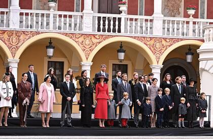 Es la primera vez desde 2016 que se ve a la familia Grimaldi completa durante las celebraciones del Día Nacional de Mónaco.