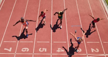 Es mucho más probable que un atleta obtenga mejores resultados en una competencia que durante el entrenamiento