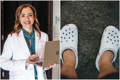 Es podóloga en Texas y advirtió sobre las consecuencias de usar Crocs