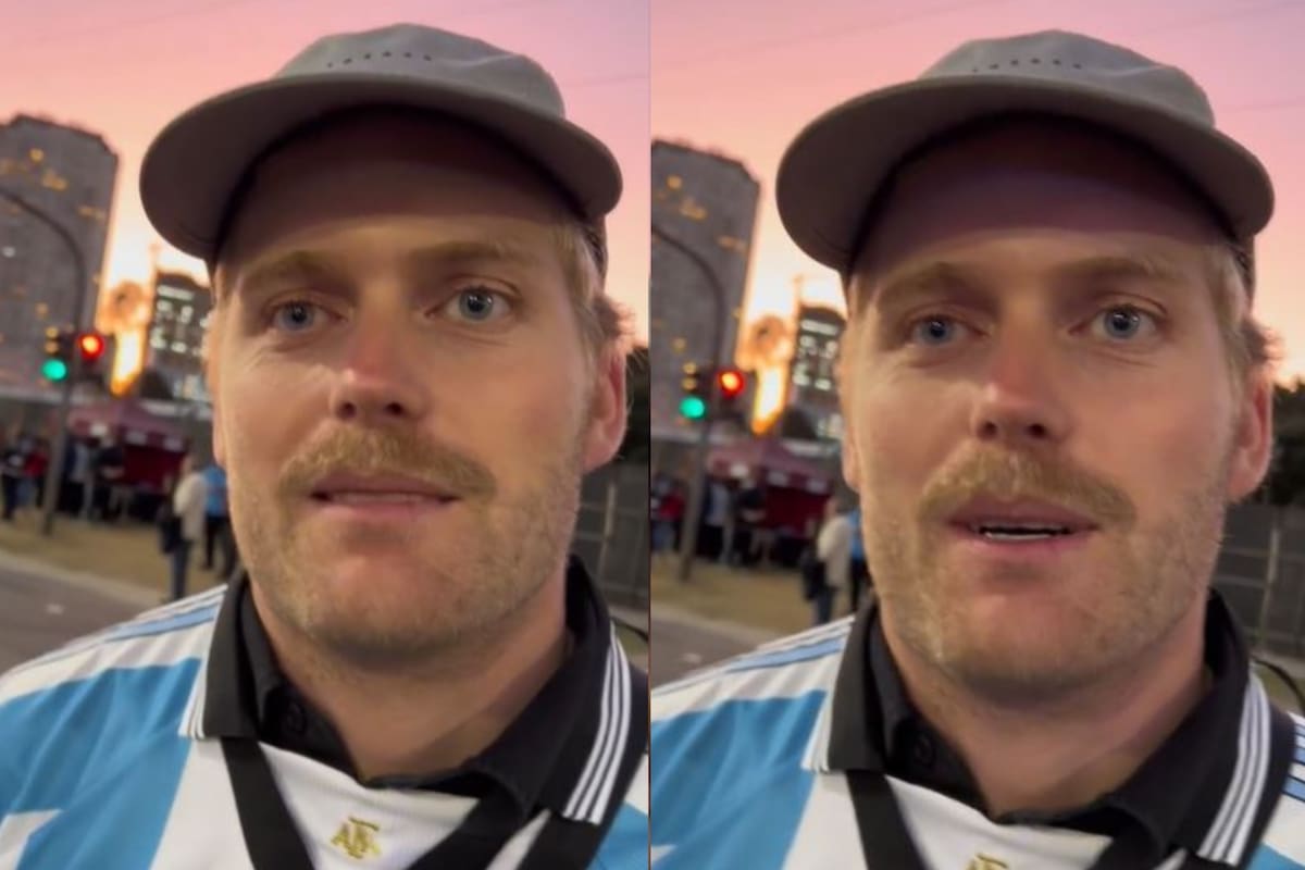 Es suizo, viajó a la argentina y sorprendió al revelar el nombre de su futbolista favorito. Captura: @octaviopetrichrad