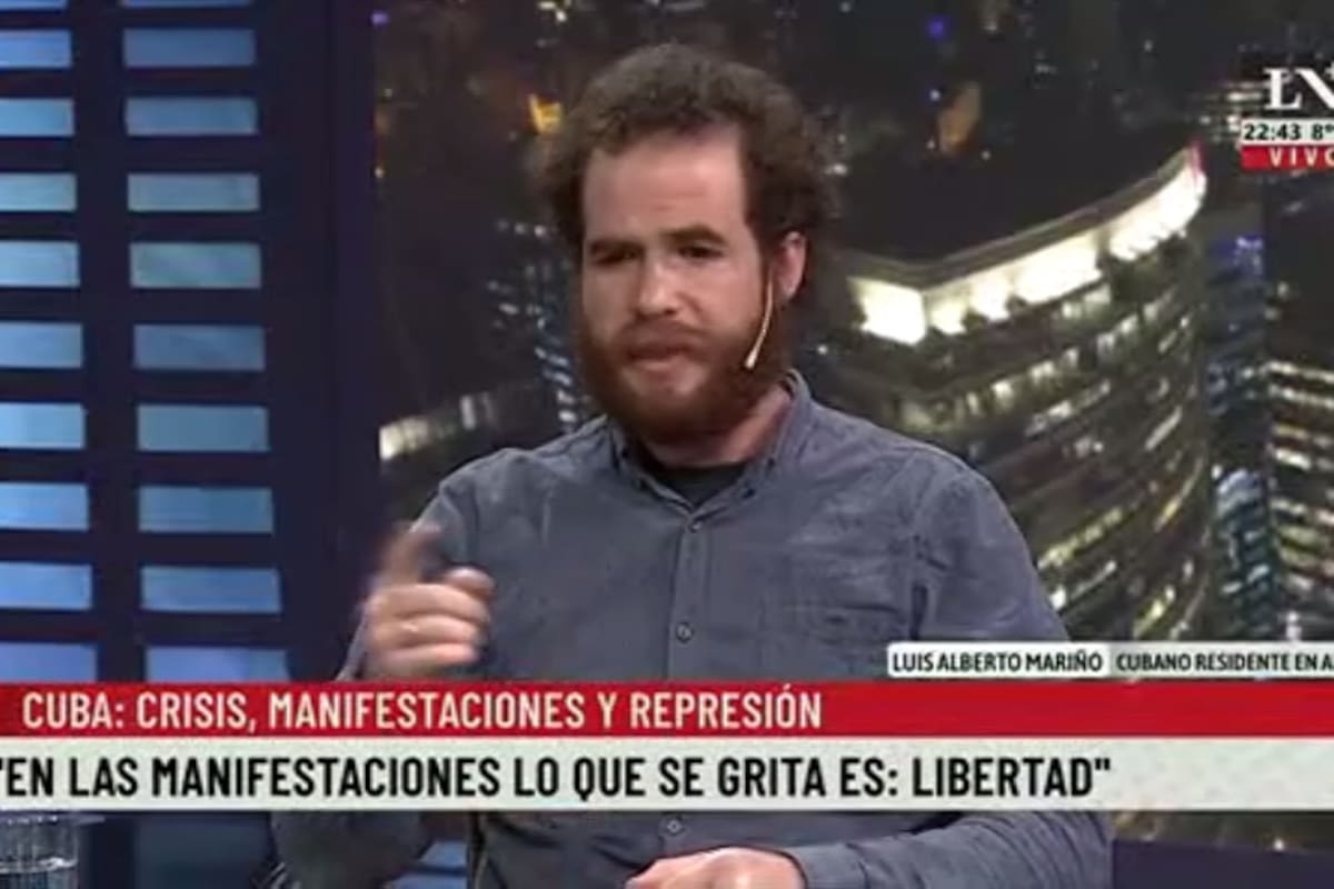 "Es terrible ver políticos que creen que Cuba es un modelo a seguir" - Mariño, cubano en Argentina.