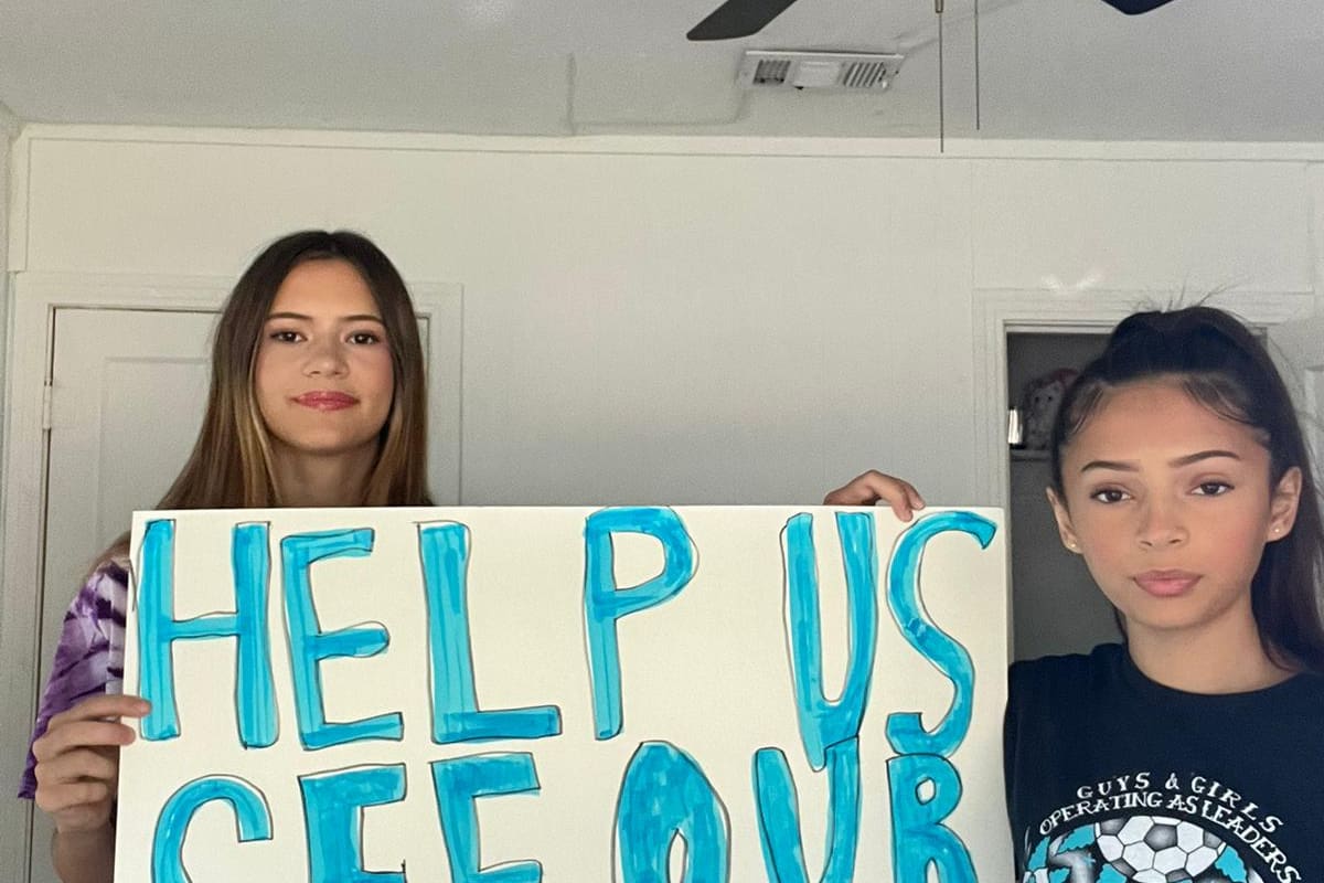 Esa es la foto que las hijas de Escada incluyeron en su carta a Milei y a los relatores especiales de Naciones Unidas y la CIDH.