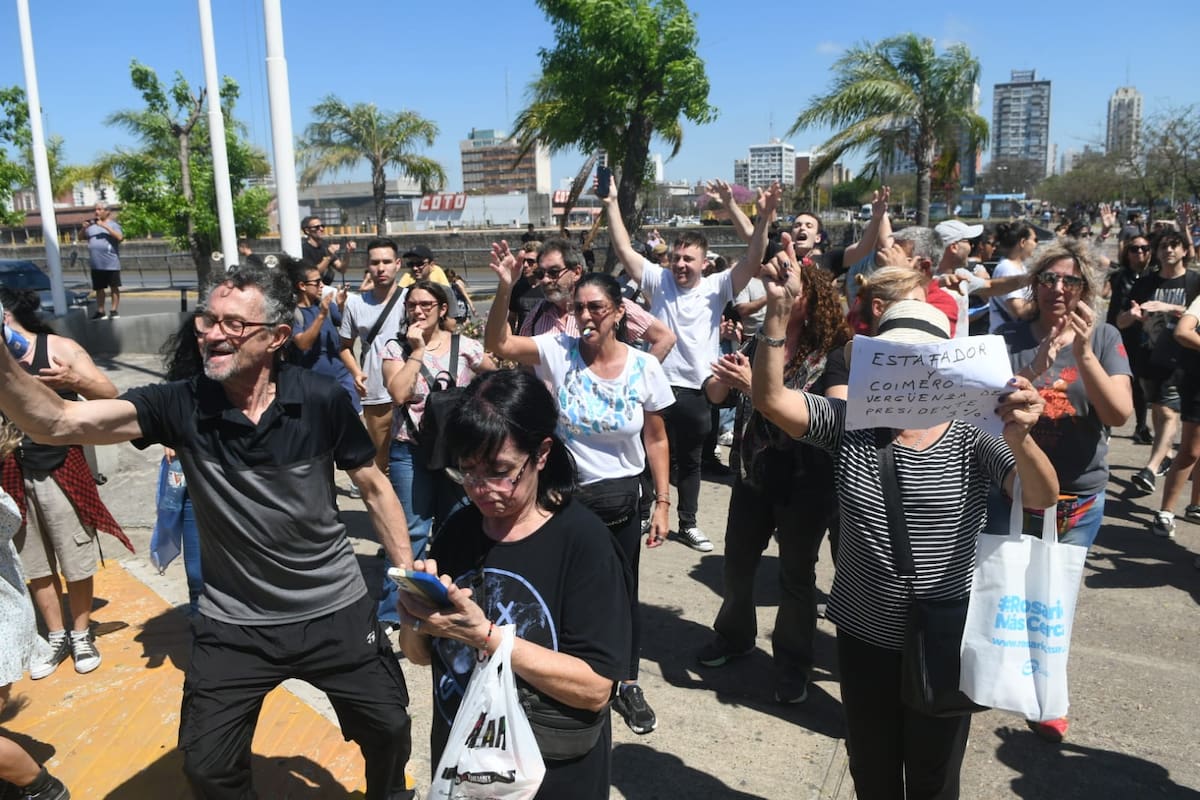 Escándalo durante la visita presidencial