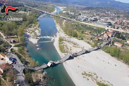 Escándalo: se derrumbó un puente en Italia y no hubo víctimas por la cuarantena