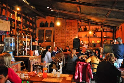 El salón del almacén