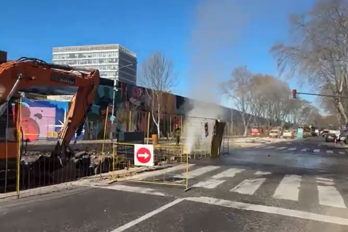 Escape de gas en Palermo: se montó un fuerte operativo en Juan B. Justo y Paraguay