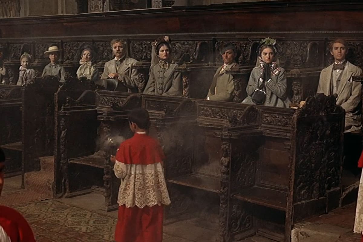 Escena de "Il gattopardo", 1963, de Luchino Visconti