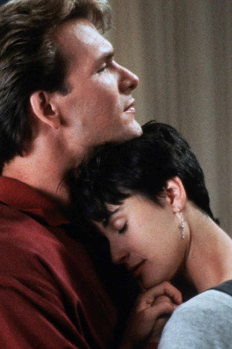 Una escena de la película Ghost, la sombra del amor