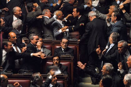 Escena de la película "Il Divo", de Paolo Sorrentino