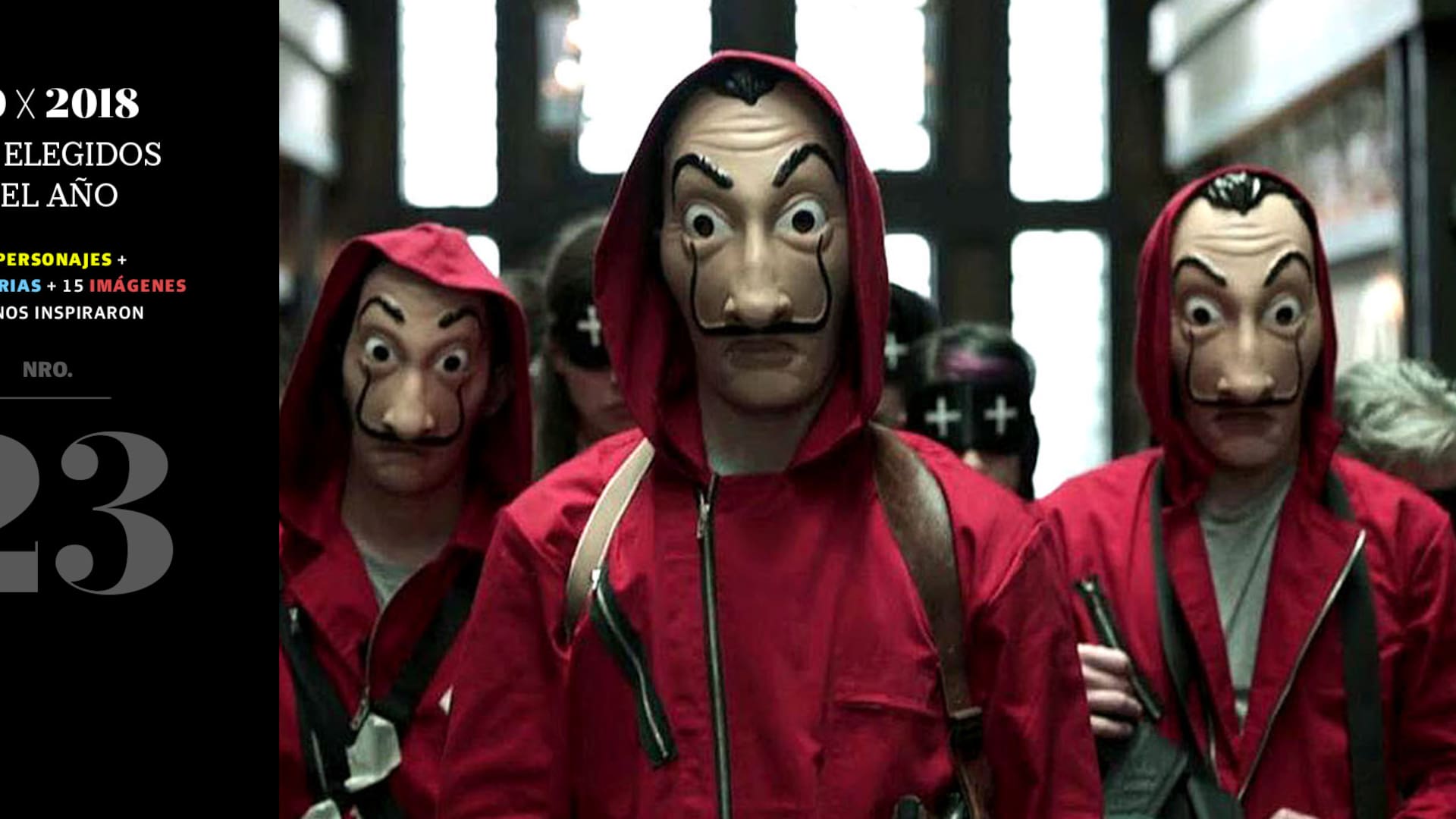 Escena de la serie La Casa de papel