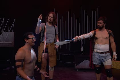 Escena de Tito Andrónico, la peor tragedia de William Shakespeare, dirigida por Marcos Arano Forteza
