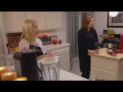 Escena del capítulo "Cena" de la serie The Office.
