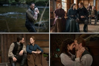 Escenas de la sexta temporada de Outlander (Starz)