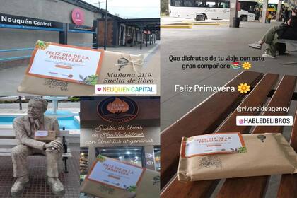 Escenas de la última suelta de libros organizada por Riverside en todo el país