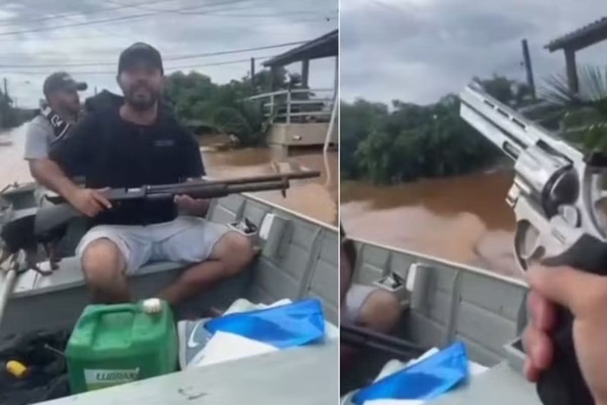 Escenas de vecinos armados circulan por las redes sociales